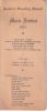 Marguerite Nancy Story - Concert Program 1945