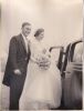 Marguerite Nancy Story leaving church with husband David